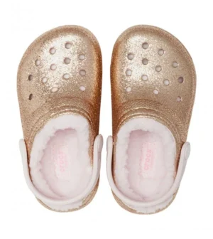 207463_2ub_alt120_ Crocs Lined Glitter Clogs