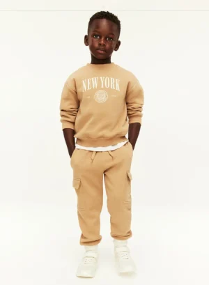 2-Piece Fleece Sweatshirt Set