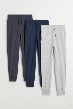 Cotton Joggers-Pack of 3