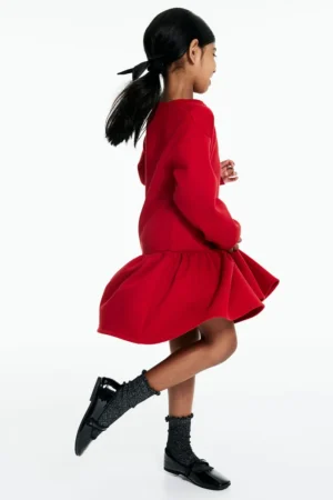 Bow Fleece Dress