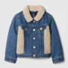 Gap Mixed Denim/Sherpa Jacket