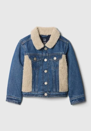 Gap Mixed Denim/Sherpa Jacket
