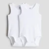 Sleeveless Bodysuits 2-Pack