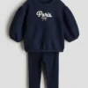 2-Piece Fleece Sweatshirt Set