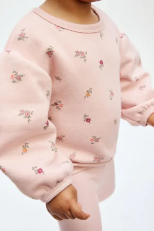 2-Piece Fleece Sweatshirt Set