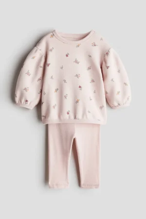 2-Piece Fleece Sweatshirt Set