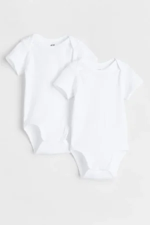 Short Sleeve Bodysuits 2-Pack
