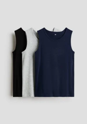 Cotton Undershirts Pack of 3