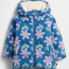 babyGap Floral Lined Puffer Coat